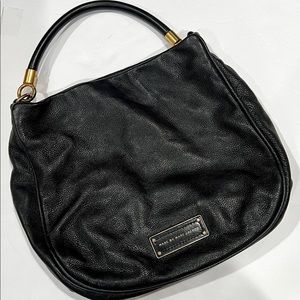 Marc Jacobs Leather Too Hot to Handle Hobo Shoulder Bag in Black